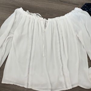 off the shoulder blouse